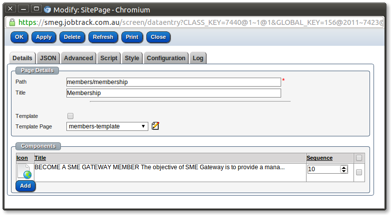 Extend template Extend template